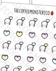 Heart Balloon Emotis
