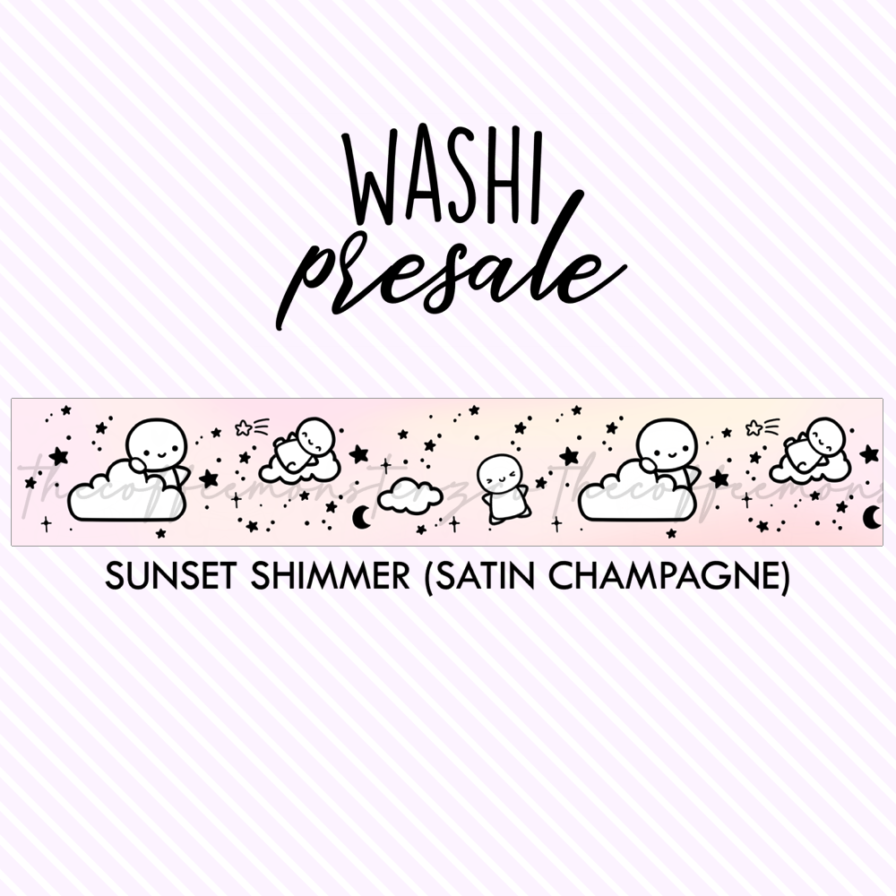 Sunset Shimmer Washi Tape - 15mm