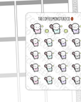 Tennis Emotis - TheCoffeeMonsterzCo