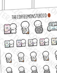 Car Maintenance Emotis, TheCoffeeMonsterzCo