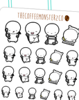 musical emotis, TheCoffeeMonsterzCo