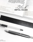 Black - Emoti Metal Ruler