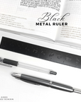 Black Metal Emoti Ruler (FINAL STOCK 1 per customer)