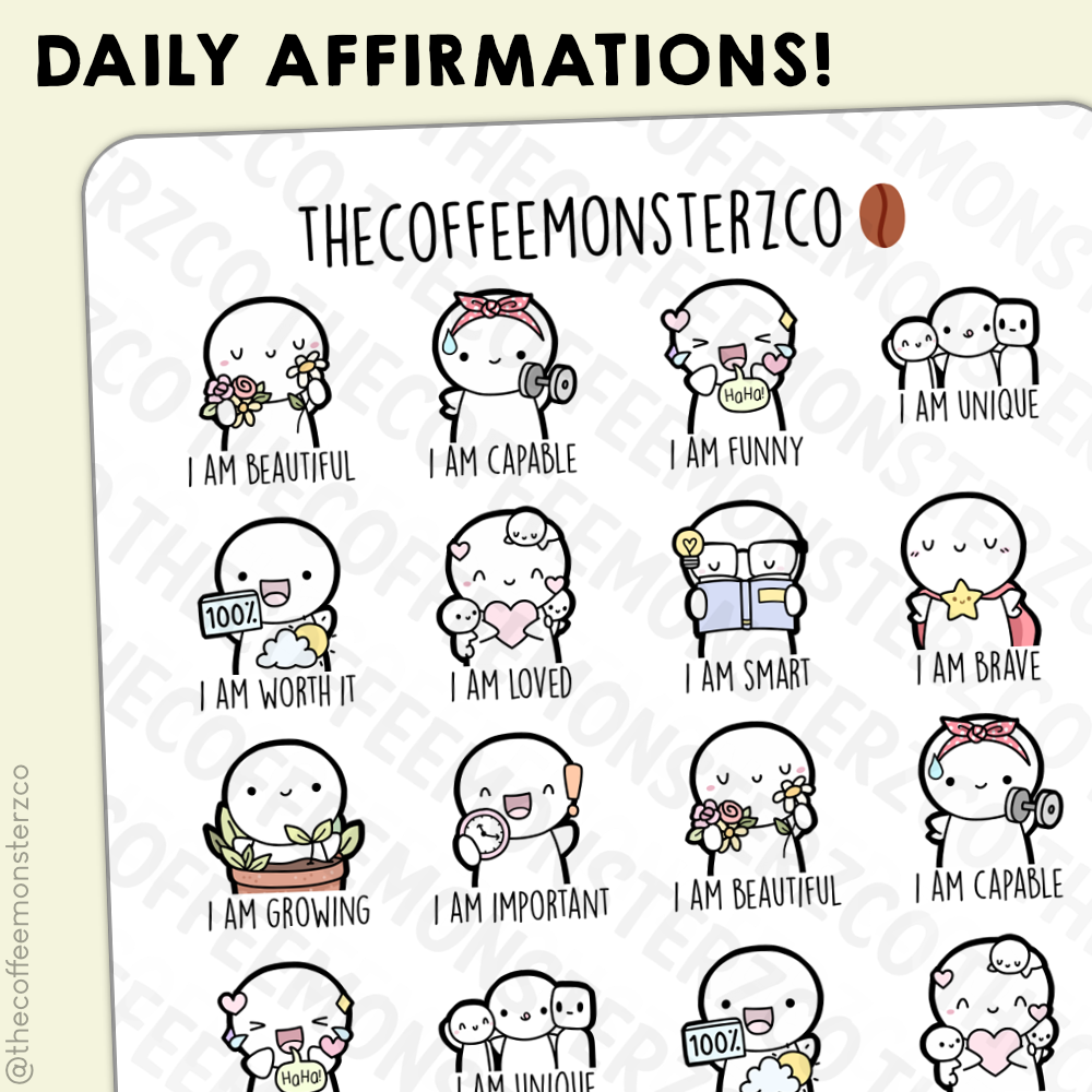 Daily Affirmation Emotis