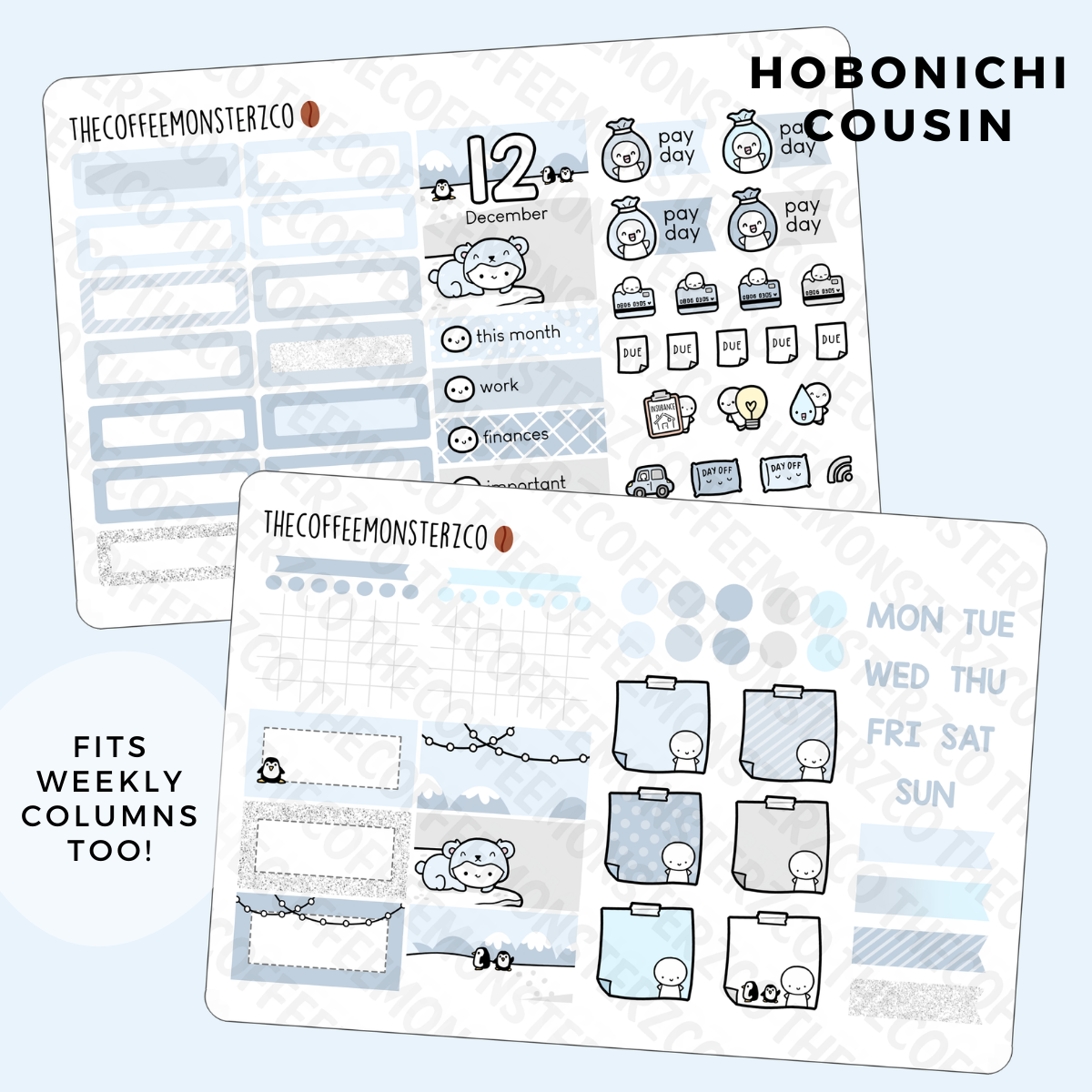 2022 Hobonichi Cousin Monthly Kits (second half)