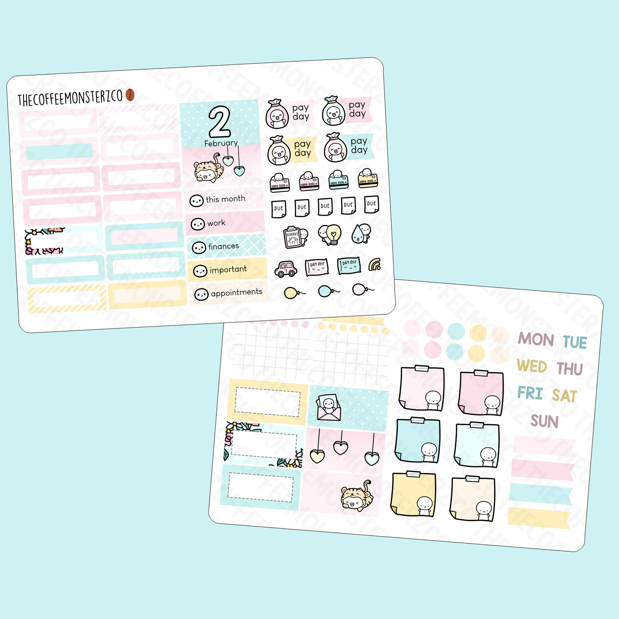 2022 Hobonichi Cousin Monthly Kits (first half)