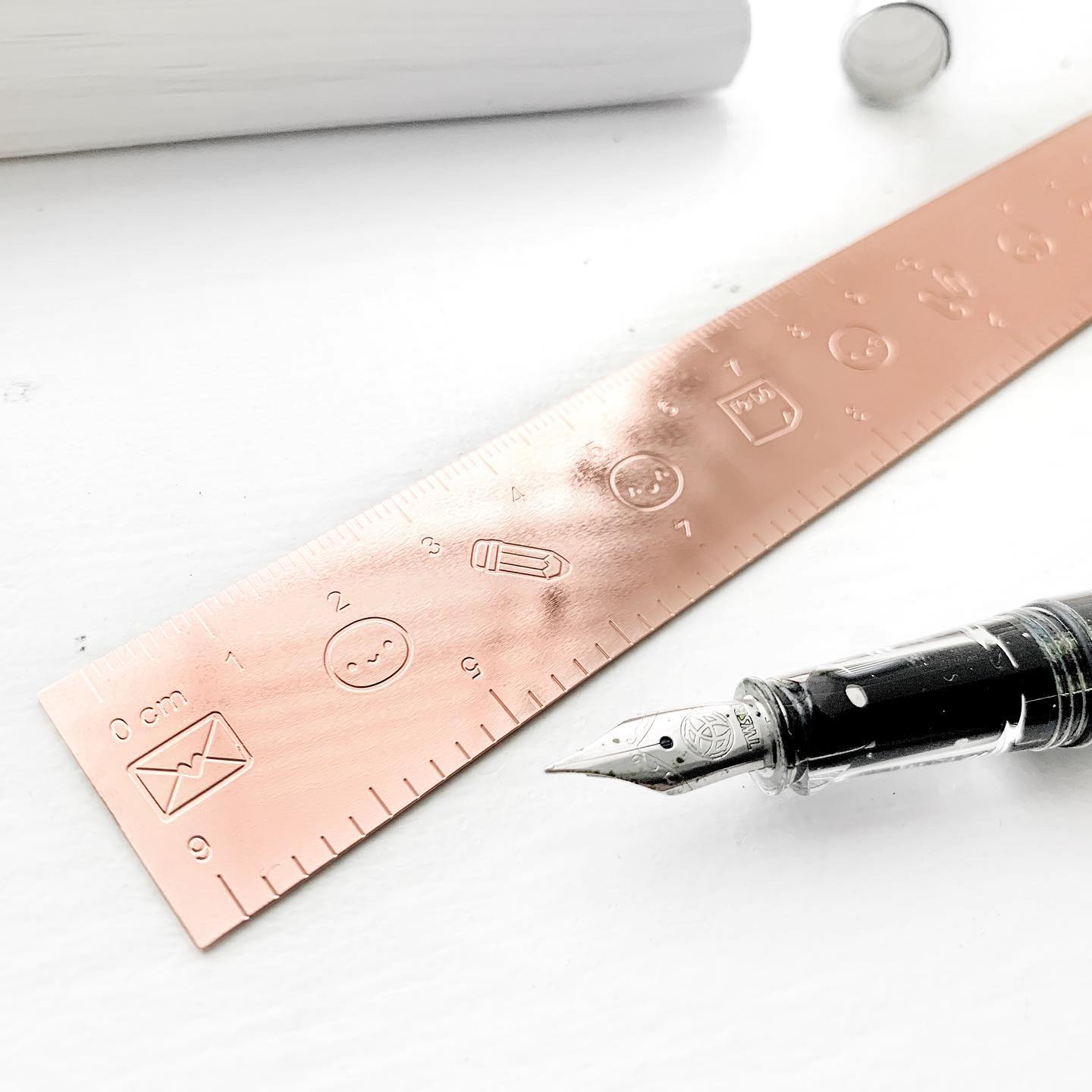 Misfit Rose Gold - Emoti Metal Ruler (1 per customer)