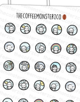 Emoti Weather Icons Sampler