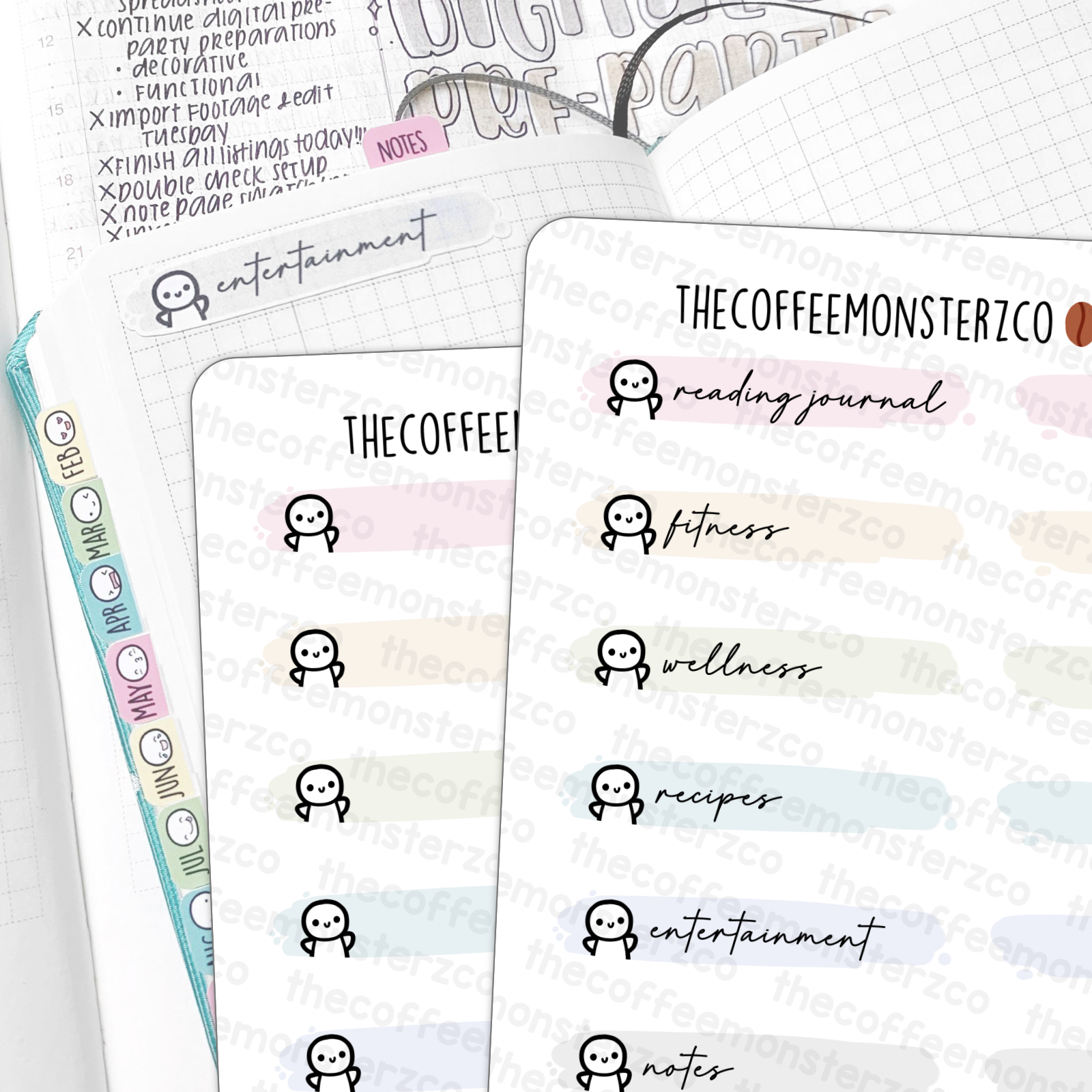 Note Page Swatches