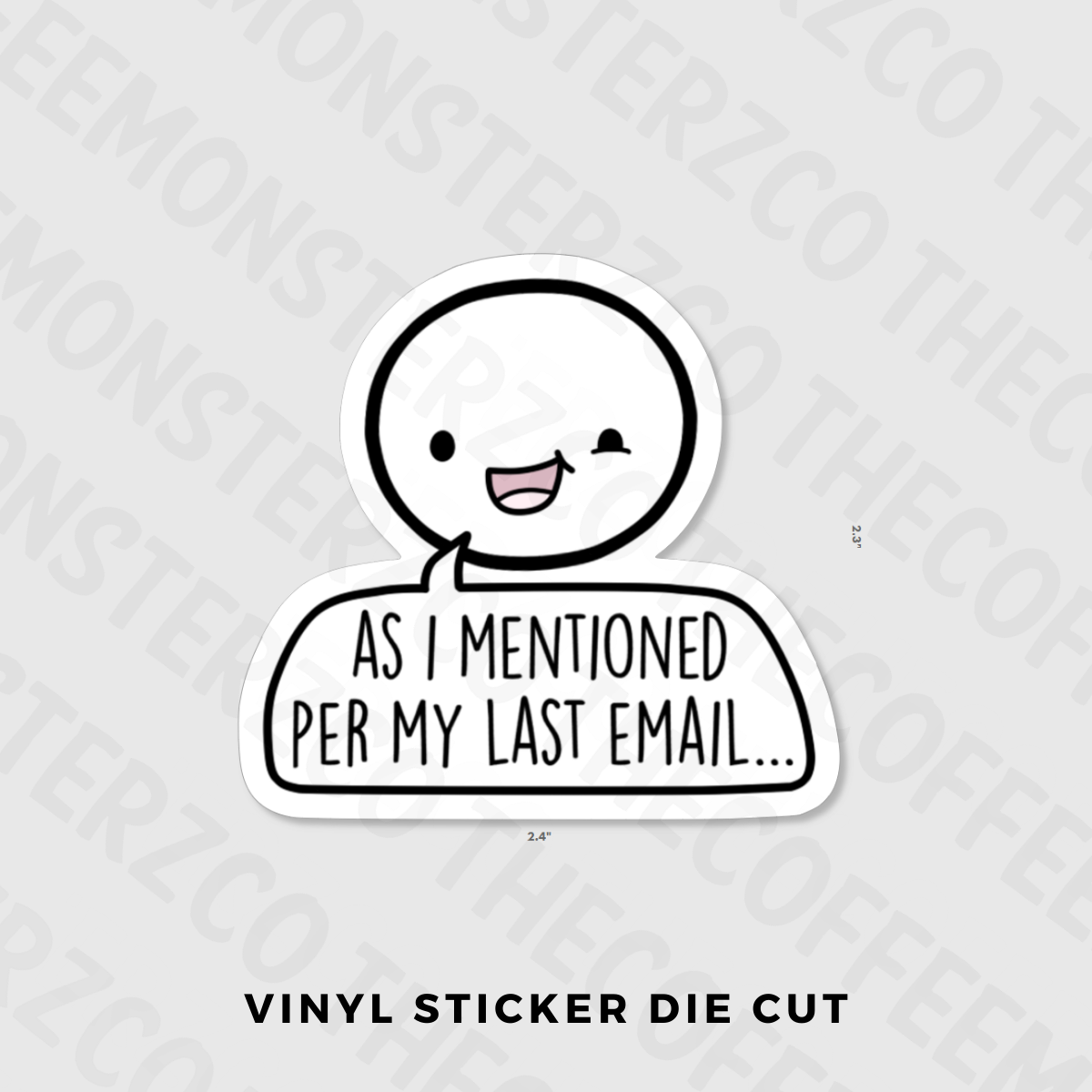 Corporate Vinyl Stickers (1 per customer)