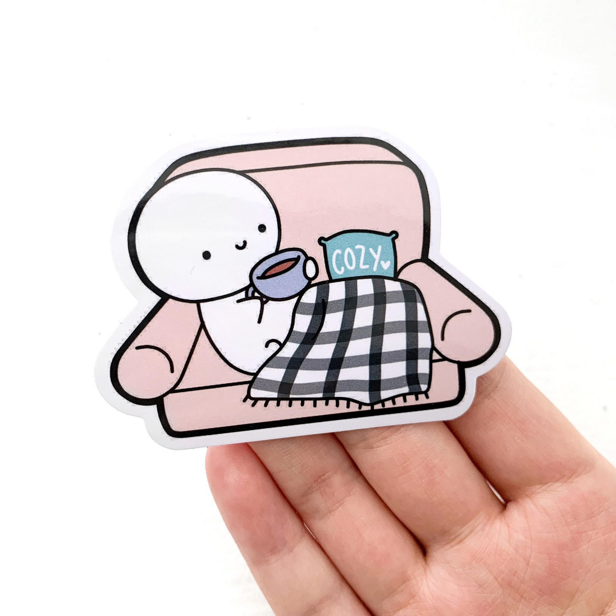 MISFIT Cozy Couch Vinyl Sticker (1 per customer)