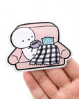 MISFIT Cozy Couch Vinyl Sticker (1 per customer)