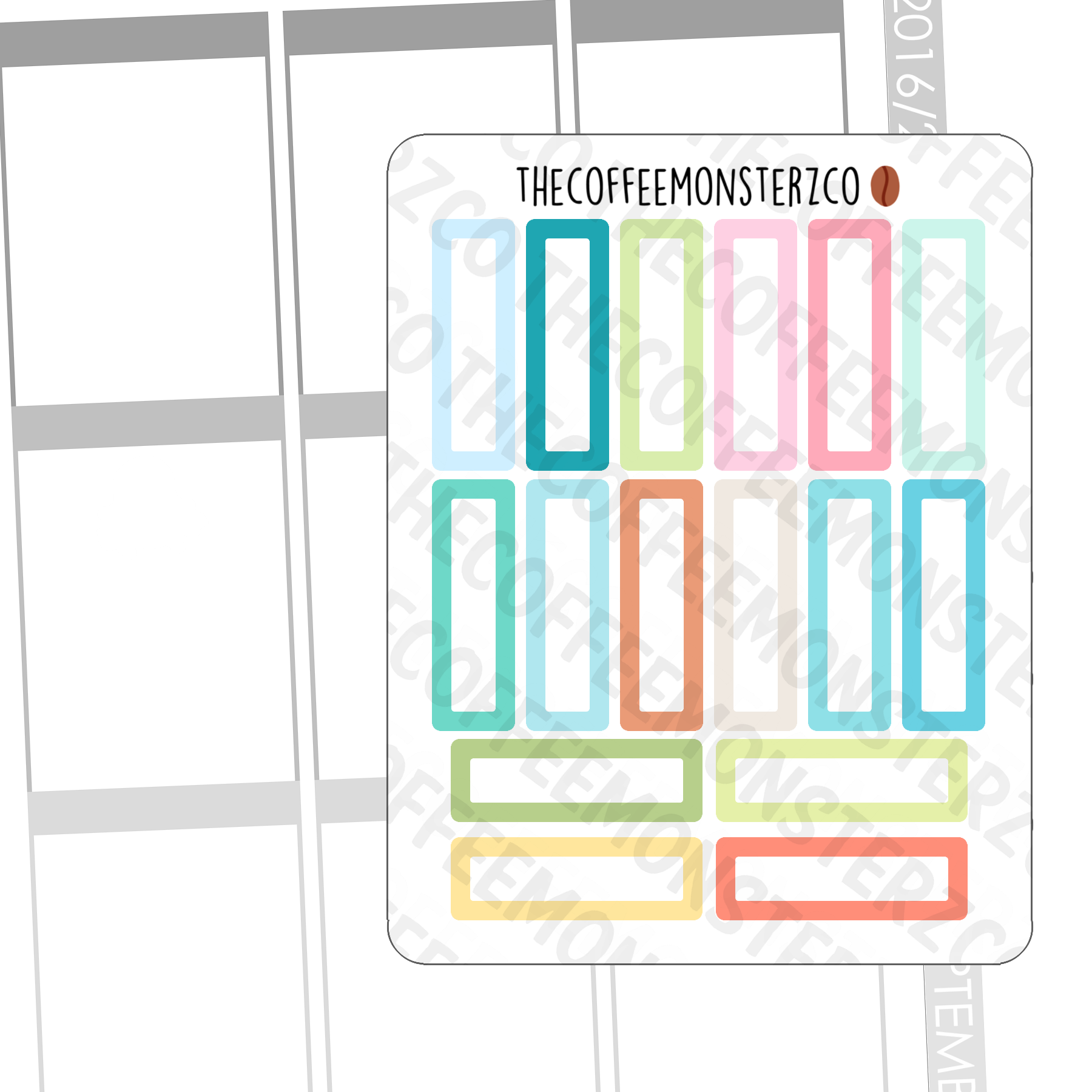 Simple Calendar Labels 2021 - TheCoffeeMonsterzCo