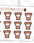 Bear Onesie Emotis, TheCoffeeMonsterzCo
