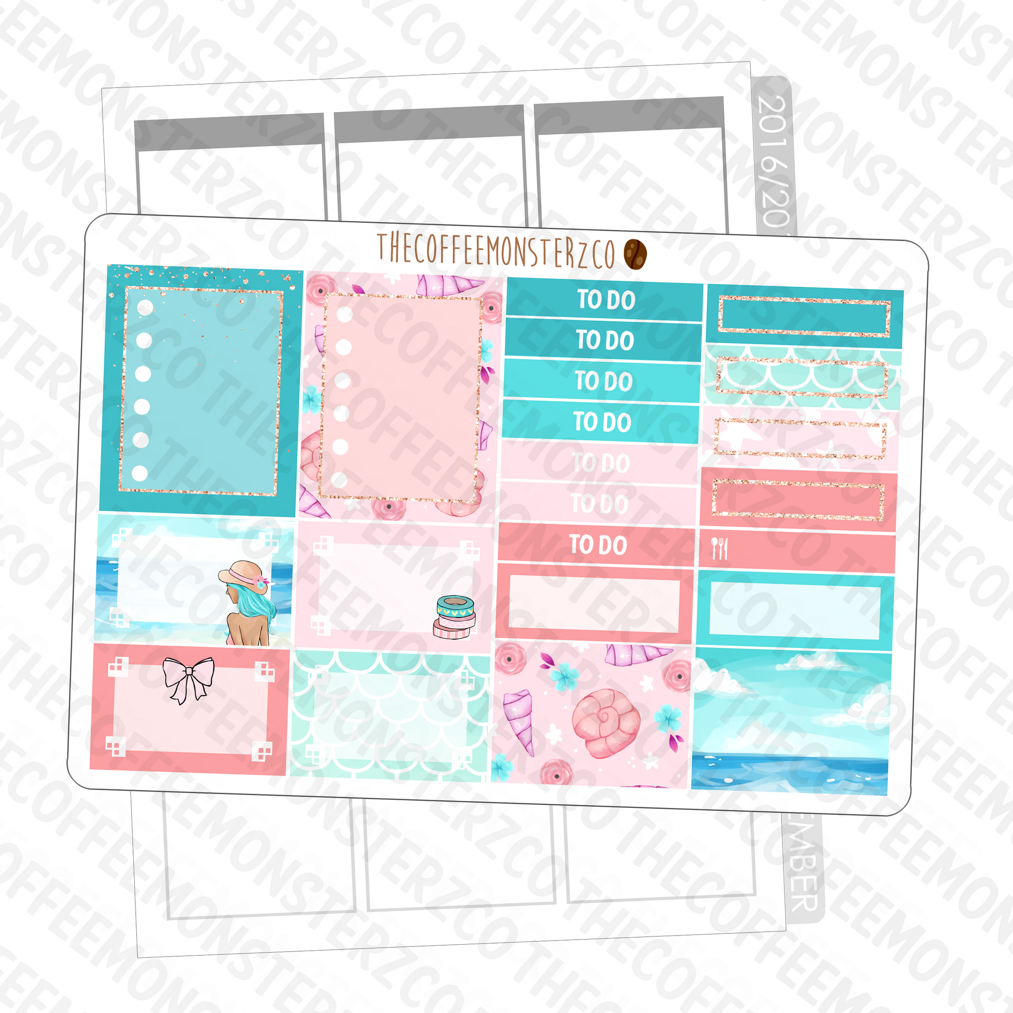Last Summer - MINI kit (3 page), TheCoffeeMonsterzCo