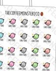 Early Bird Doodles - TheCoffeeMonsterzCo