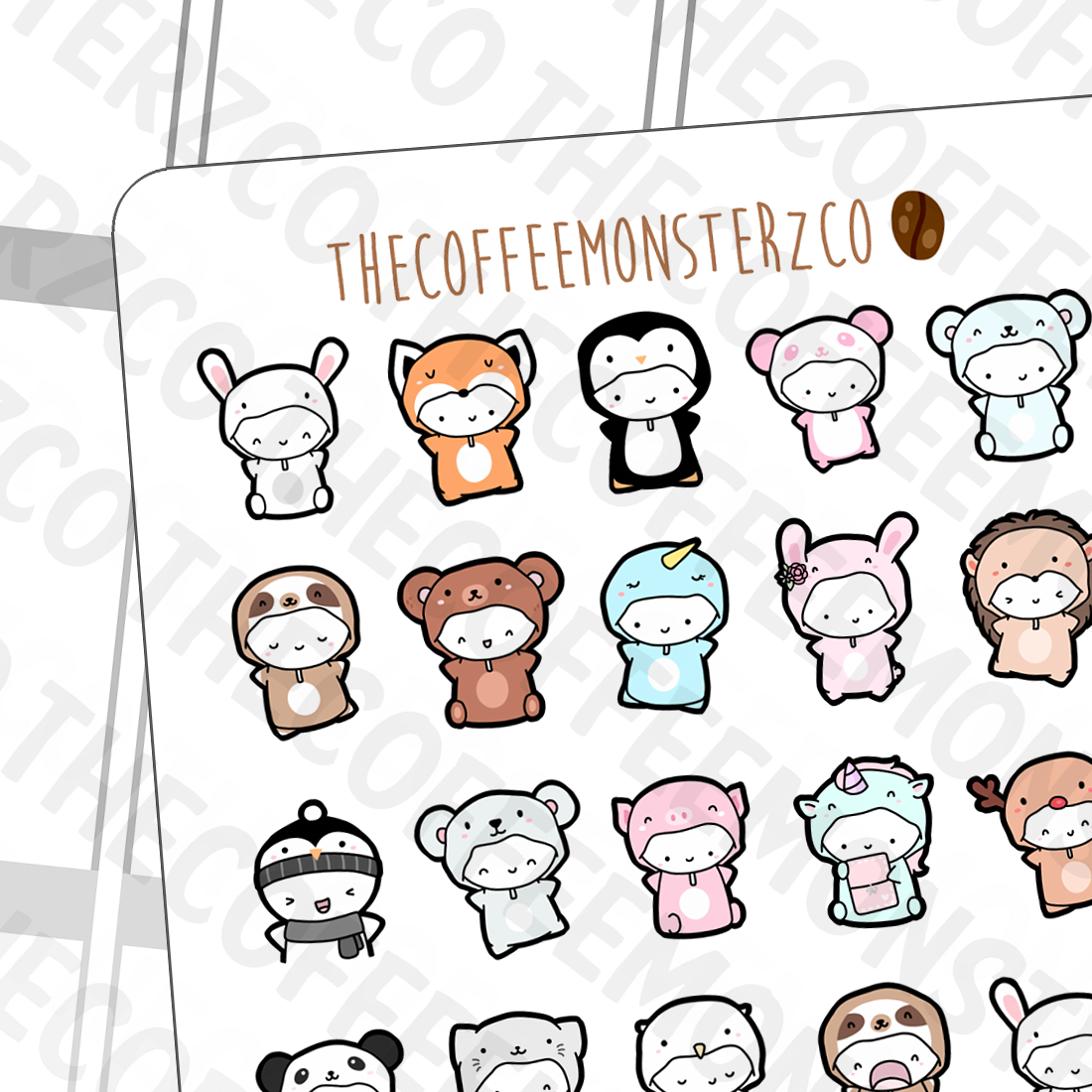 Animal Onesie Sampler 2018, TheCoffeeMonsterzCo