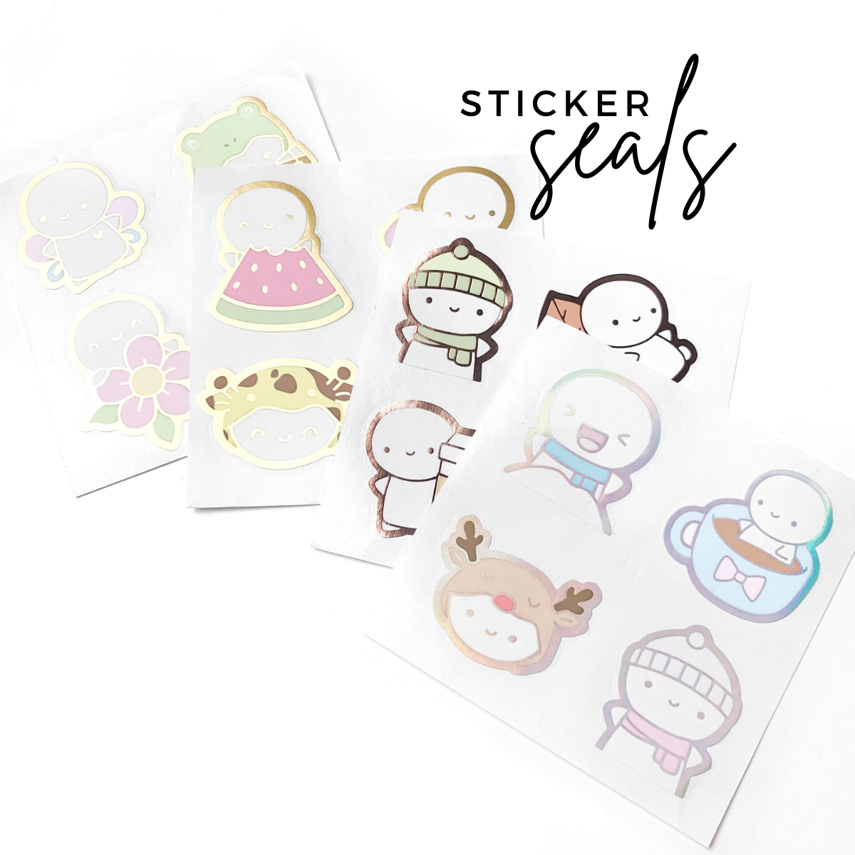 Seasonal Sticker Seals (LIMIT 1 PER CUSTOMER PER DESIGN)