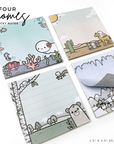 The Four Biomes Sticky Notes