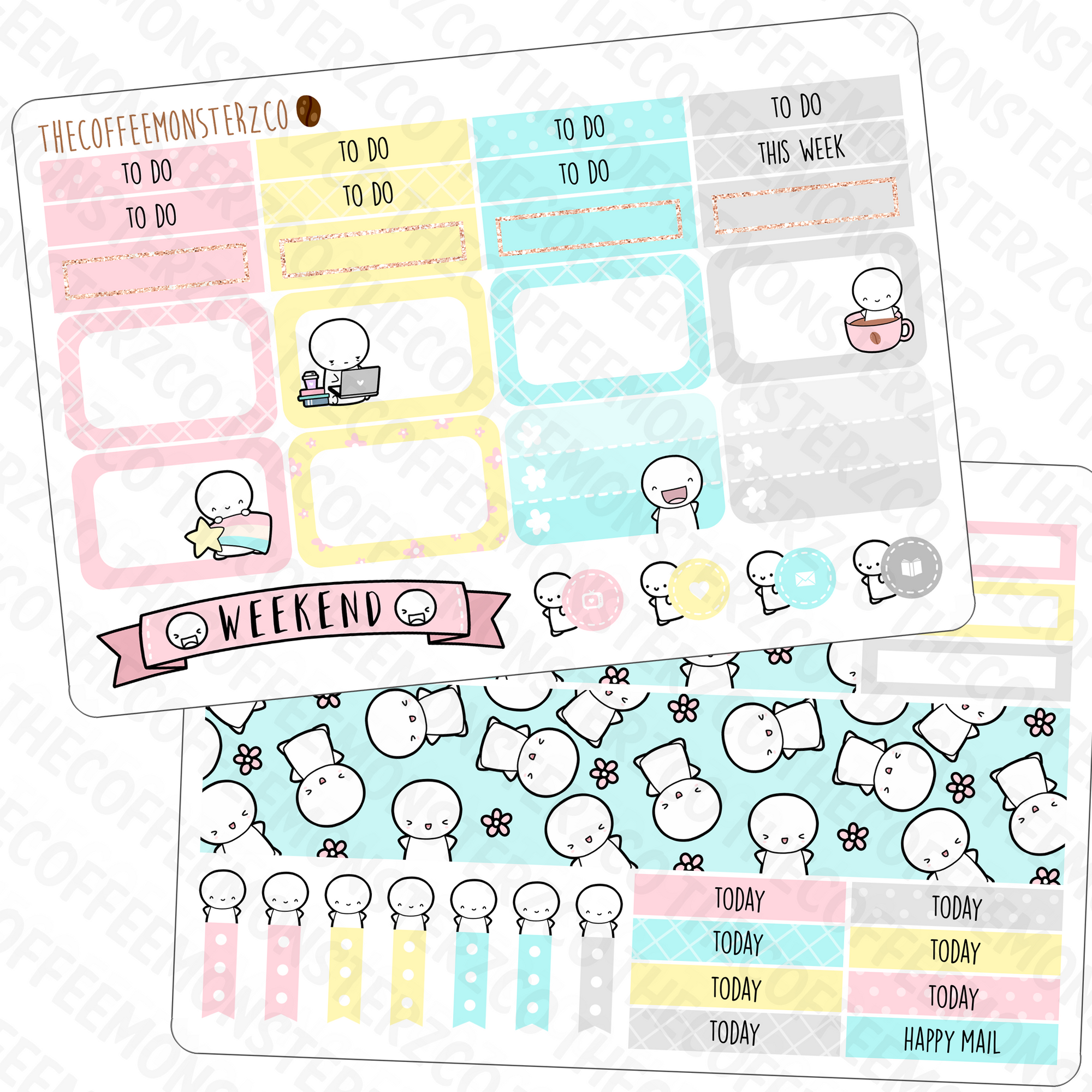 Emoti Mini Kit (3 pages), TheCoffeeMonsterzCo
