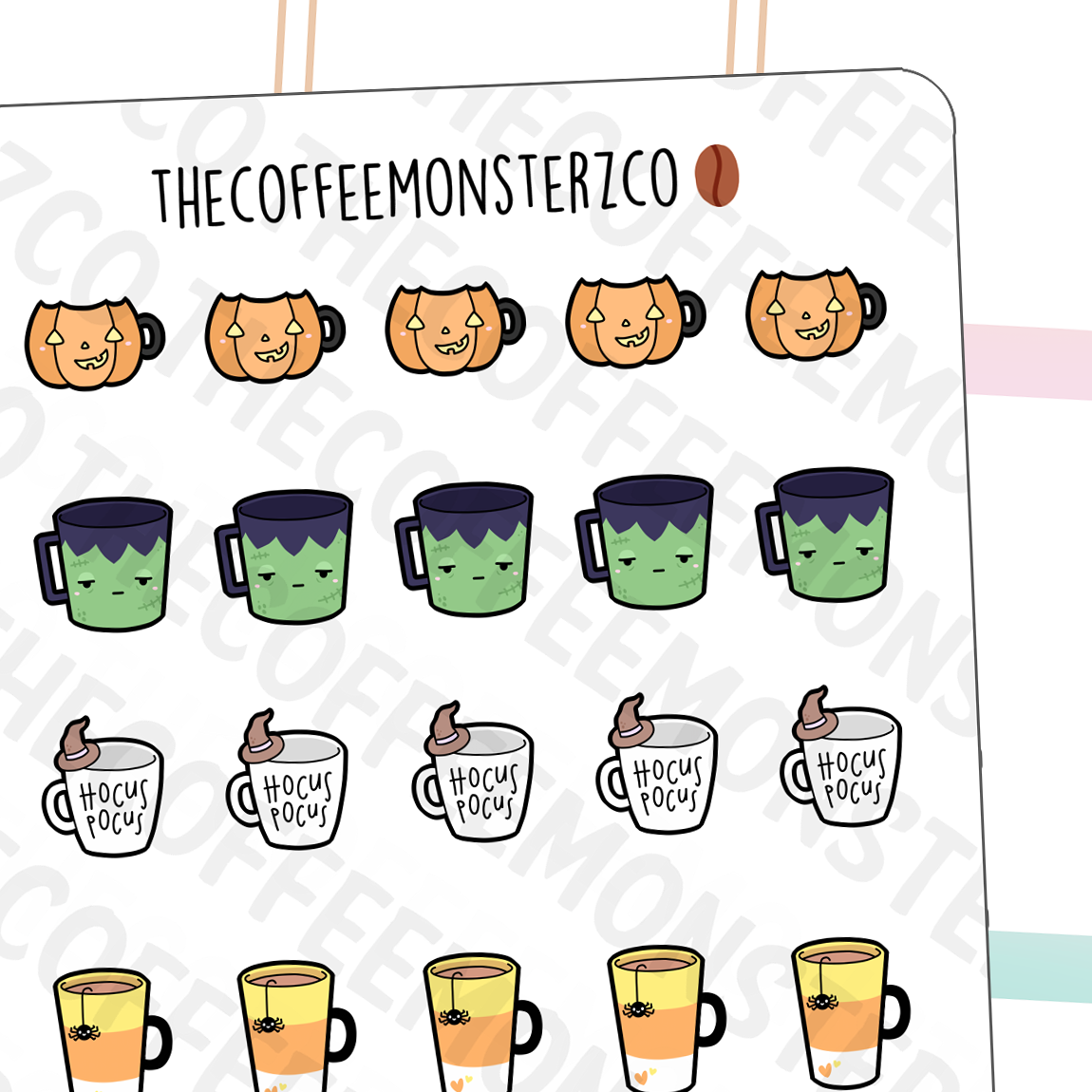 Halloween Mug Doodles (FINAL STOCK)