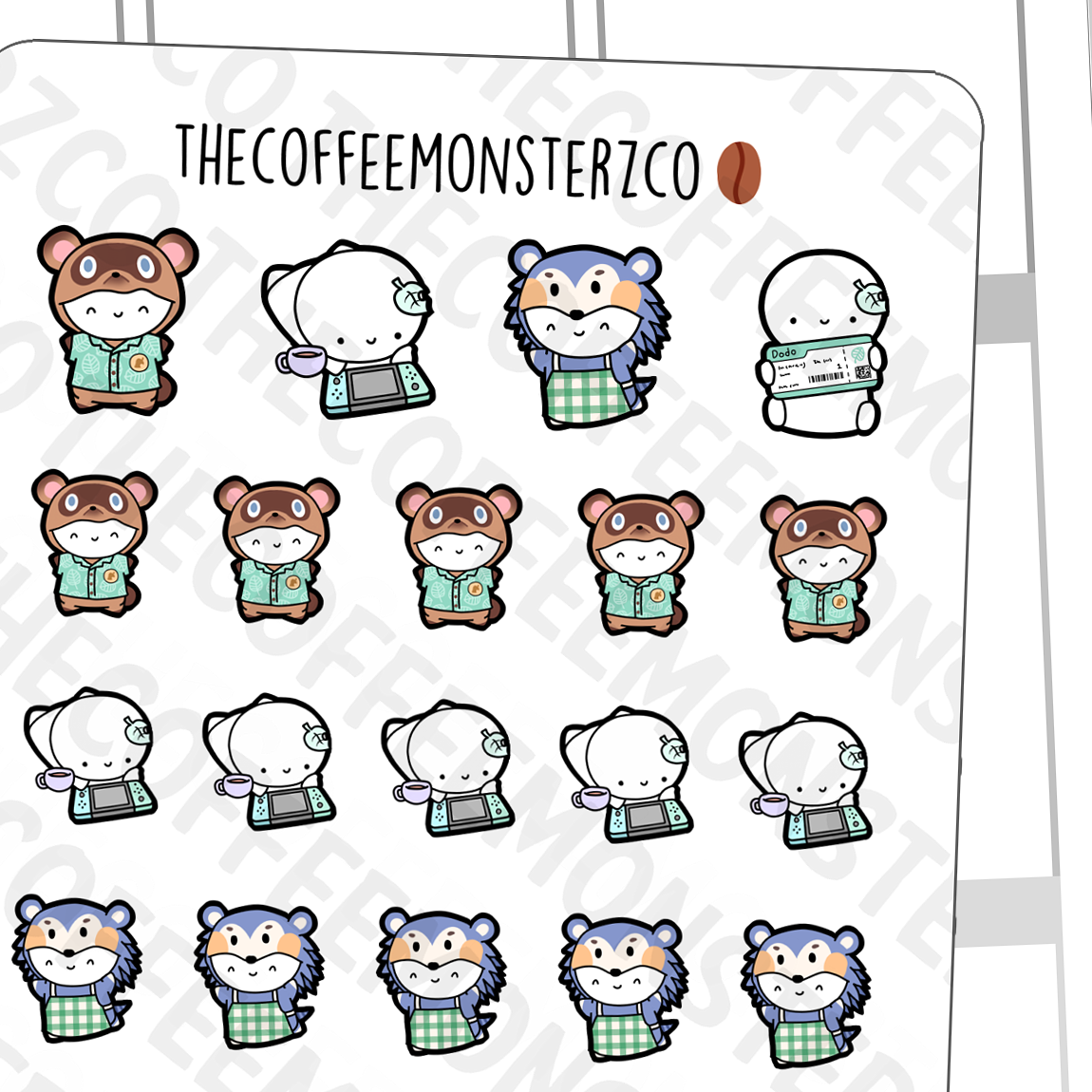 Animal Crossing Emotis Pt.2 - TheCoffeeMonsterzCo