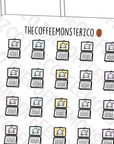 Calendar Emotis - TheCoffeeMonsterzCo