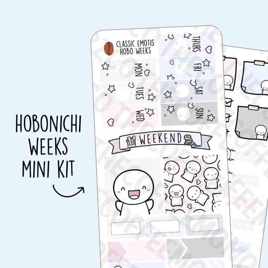 Classic Emotis Hobonichi Weeks Kit