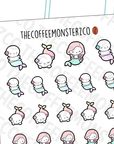 Mermaid Emotis (Mermotis), TheCoffeeMonsterzCo