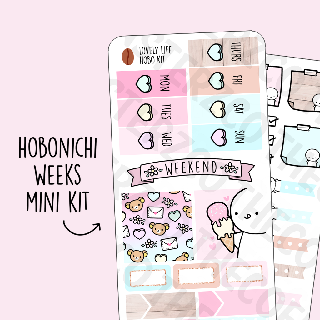 A Lovely Life Hobonichi Weeks Kit - TheCoffeeMonsterzCo