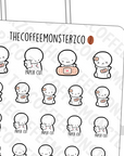 Ouch... Emotis, TheCoffeeMonsterzCo