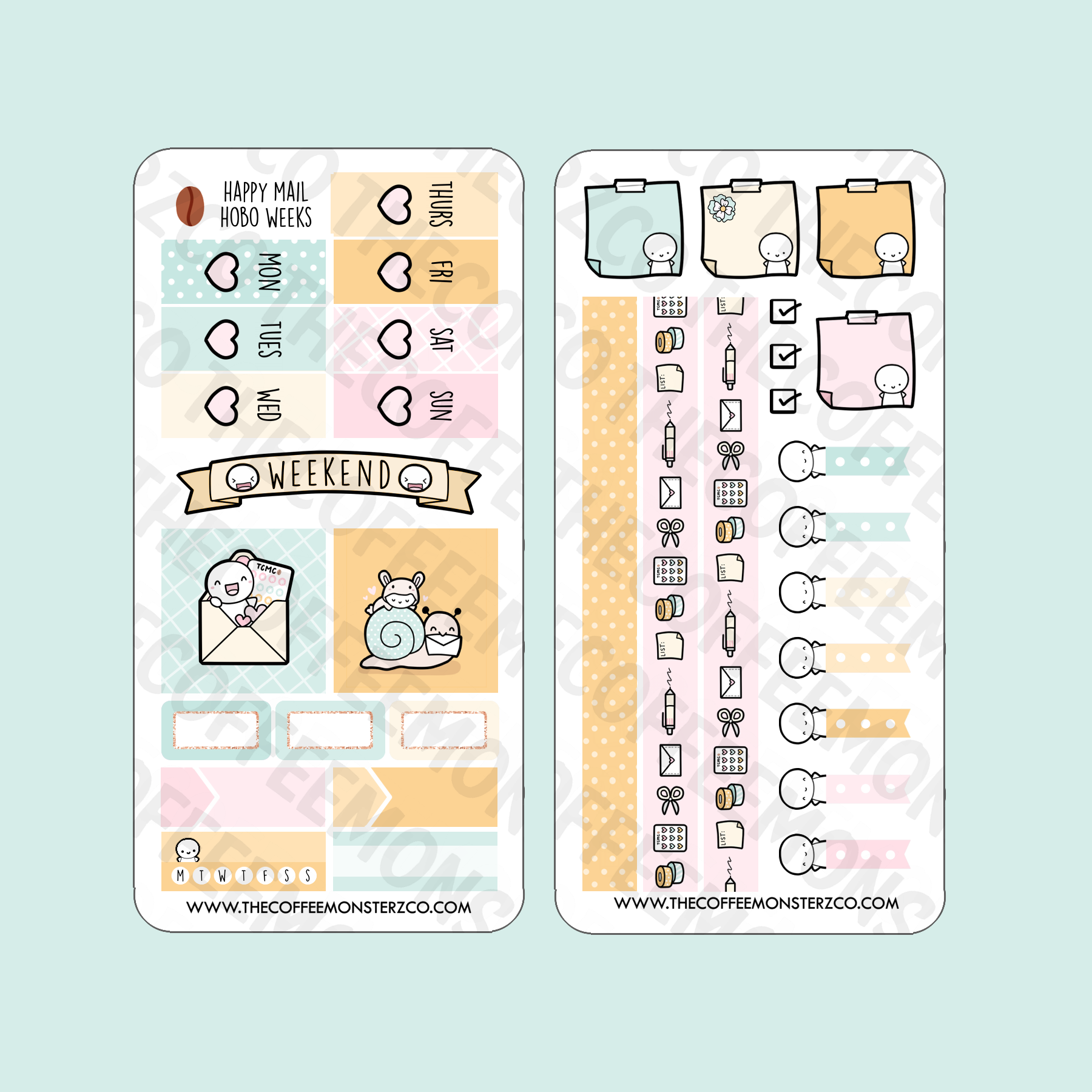 Happy Mail Hobonichi Cousin Kit – TheCoffeeMonsterzCo