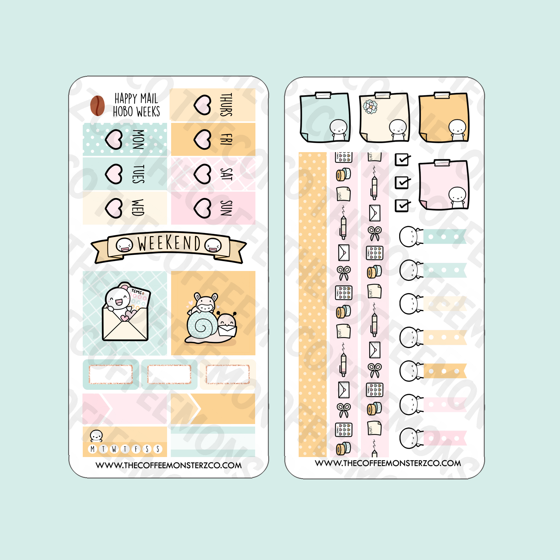 Happy Mail Hobonichi Weeks Kit - TheCoffeeMonsterzCo