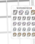 Summer Critters Working Emotis