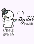 Fancy Tea Emoti (Digital File), TheCoffeeMonsterzCo