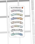 Mini Onesie Weekend Banners