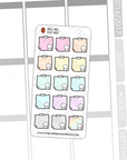 Pastel Galaxy Hobonichi Weeks Kit, TheCoffeeMonsterzCo