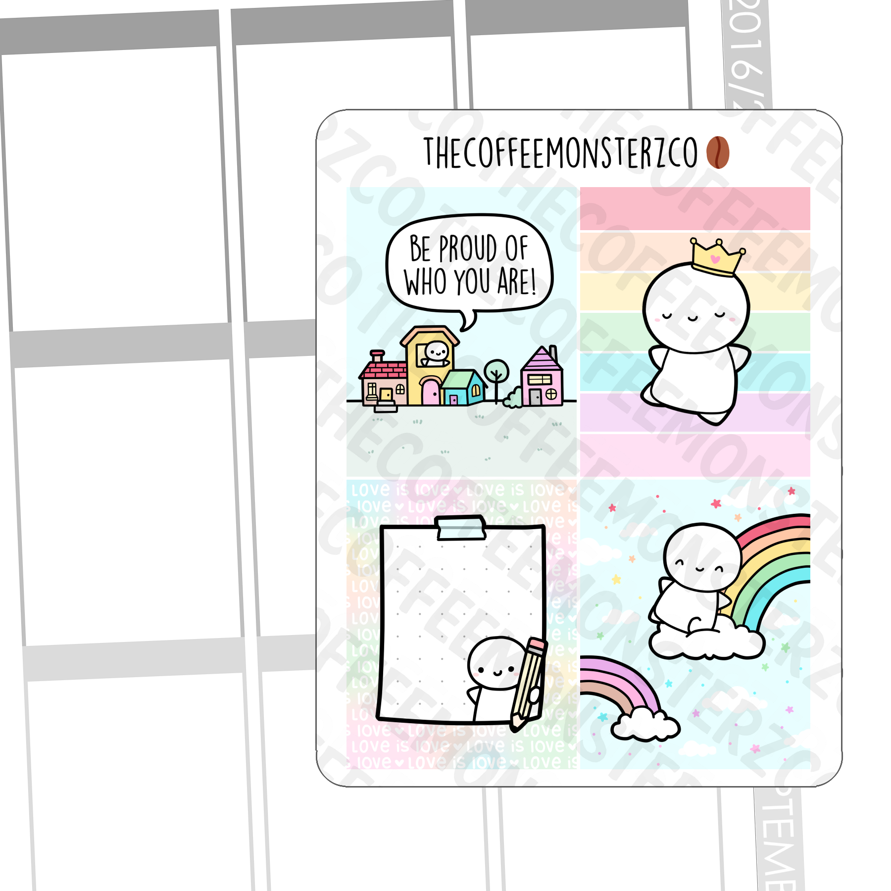 Pride 2020 FUNDRAISER E674, E675, E676 - TheCoffeeMonsterzCo