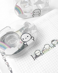 Misfit Rainbow Emoti - Plastic Washi Dispenser (1 per customer)