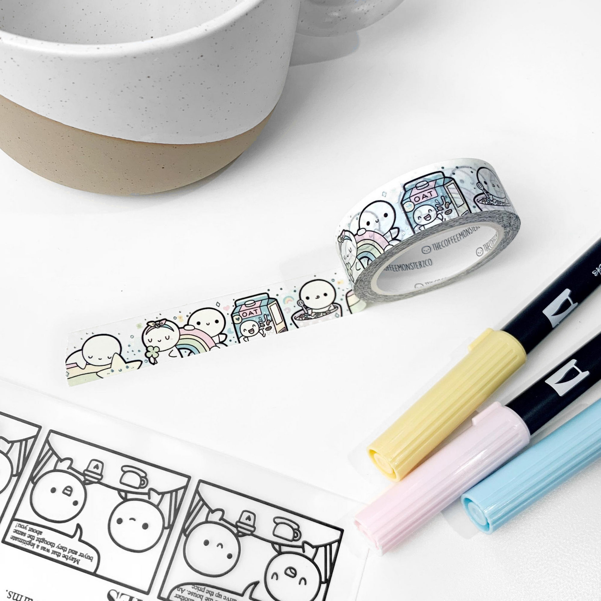 Washi Tape Cereal Boxed Set - 15mm