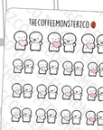 Spread Love Emotis - TheCoffeeMonsterzCo