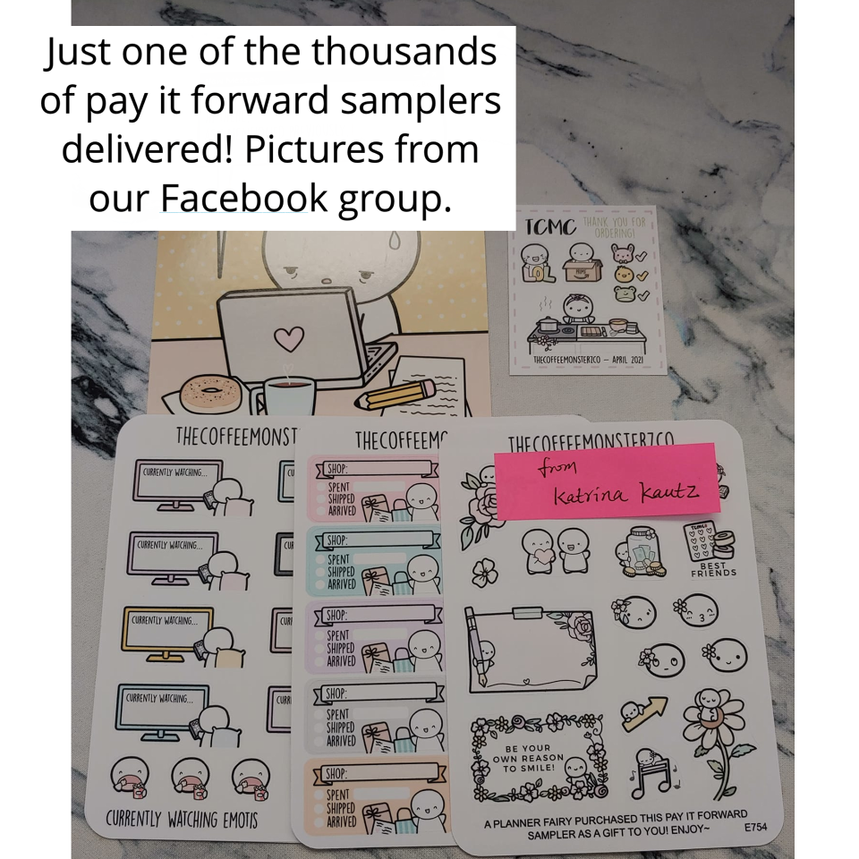 Pay It Forward Sampler 1 - TheCoffeeMonsterzCo