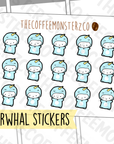 Narwhal Onesie Emotis, TheCoffeeMonsterzCo