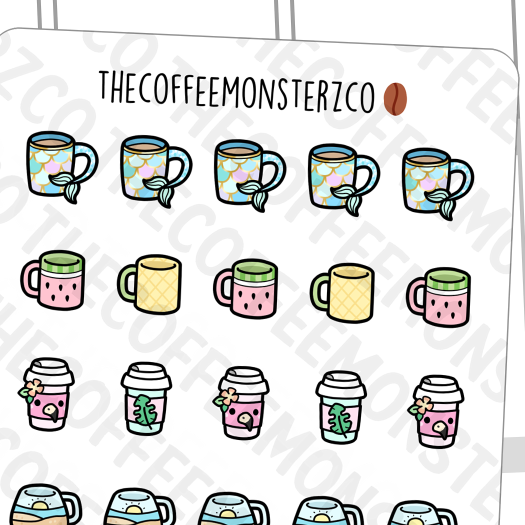 Summer Mug Doodles