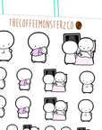 pregnancy emotis, TheCoffeeMonsterzCo