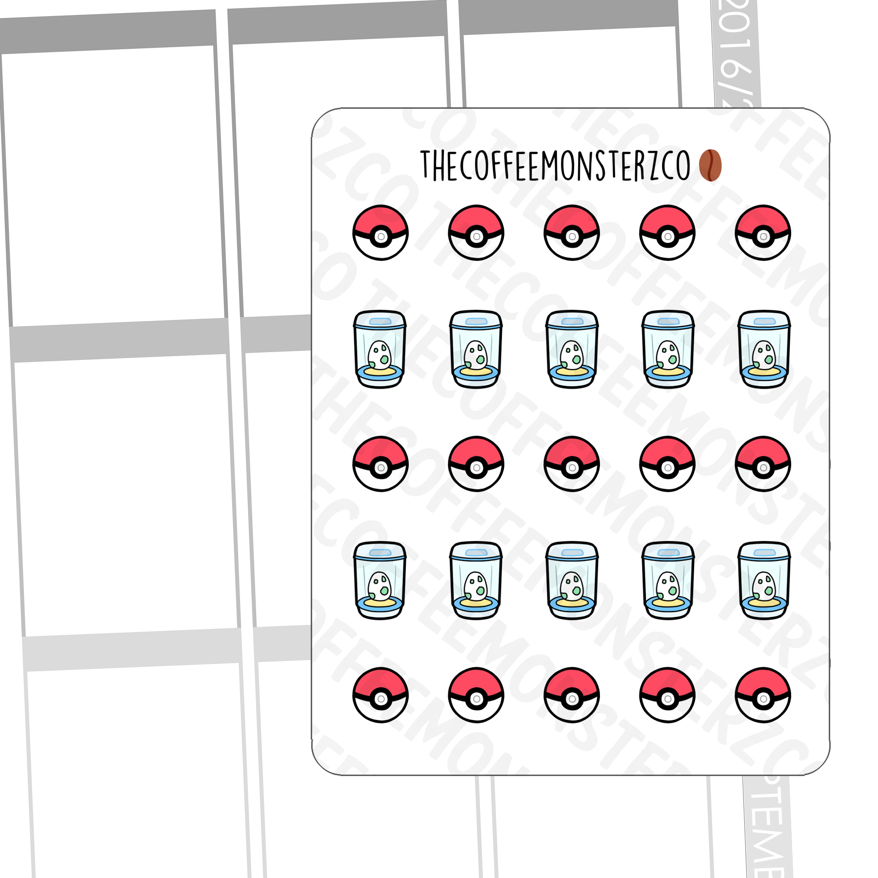 PokemonGO Doodles, TheCoffeeMonsterzCo