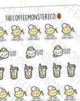Lemon Doodle Stickers - TheCoffeeMonsterzCo