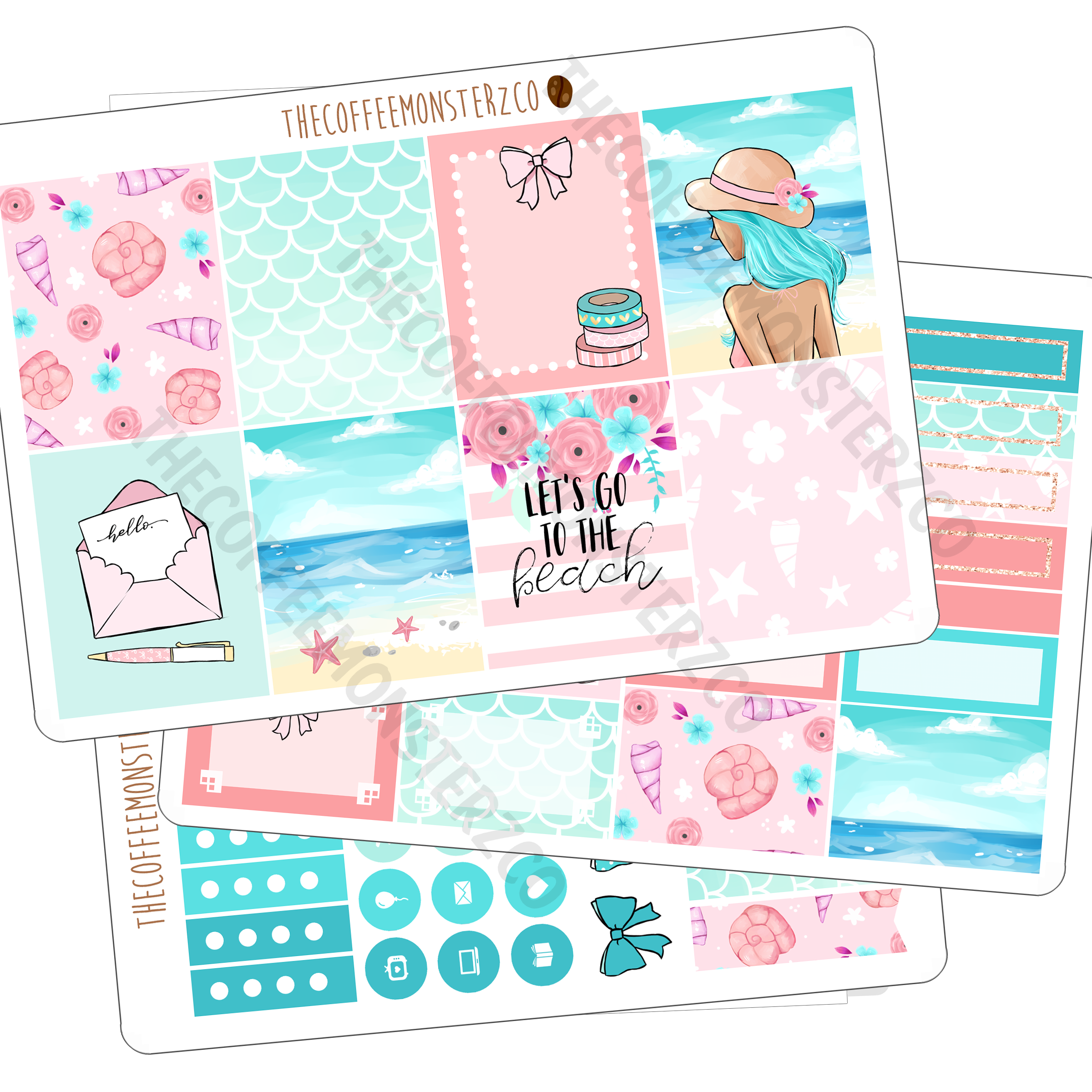 Last Summer - MINI kit (3 page), TheCoffeeMonsterzCo