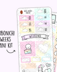 Pastel Galaxy Hobonichi Weeks Kit, TheCoffeeMonsterzCo
