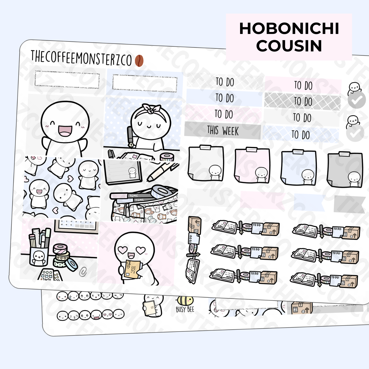 Classic Emotis Hobonichi Cousin Kit